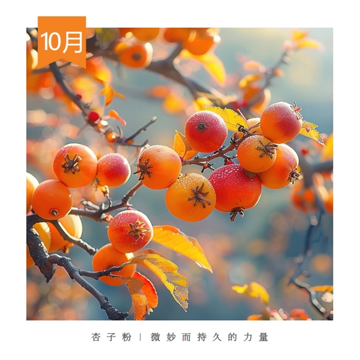 10.杏粉 淡雅而持久